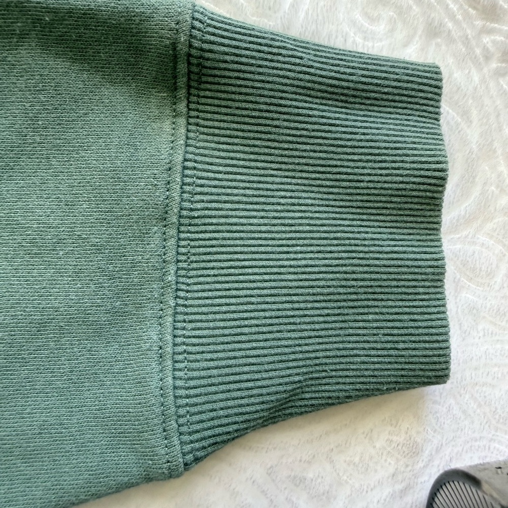 True Religion Green Crewneck Logo Sweatshirt Pullover Size M - Picture 14 of 14